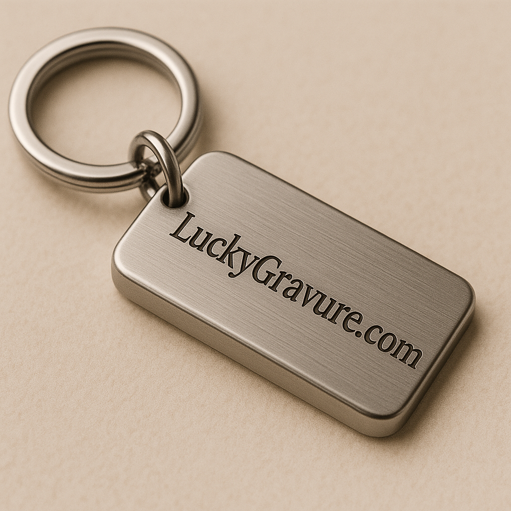 Schlüsselanhänger mit LuckyGravure-Gravur