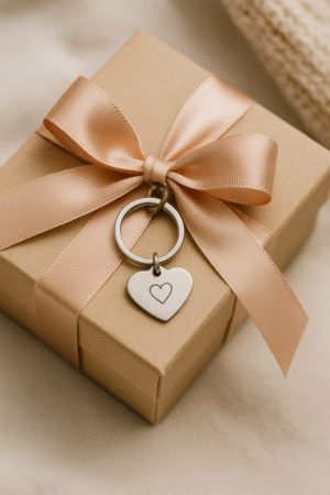 AUDI Premium Autoschlüssel-Cover inkl. Lederanhänger, inkl. Personalisierung Typ I