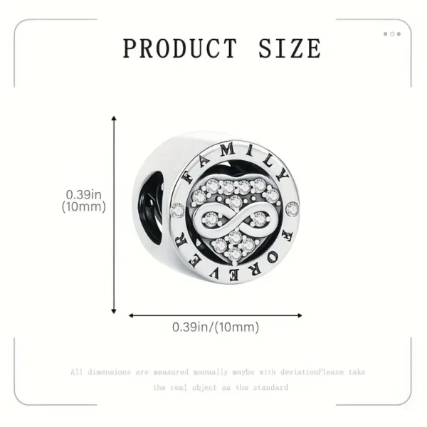 Charm-Anhänger „Family Forever“ – Ein Symbol für unendliche Verbundenheit