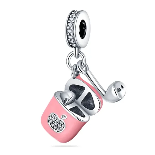 Charm-Anhänger „Mini Earbuds“ – Stylischer Schmuck für Armbänder & Ketten