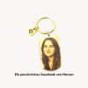 Bild 5 Schlüsselanhänger gold Personalisierter Schlüsselanhänger mit Foto & Herz – Edelstahl 304, goldfarben