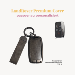 LoRo137 titel RANGEROVER/JAGUAR Premium Autoschlüssel-Cover inkl. veganem Lederband, inkl. Personalisierung Typ II