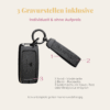 MERCEDES-BENZ Premium Autoschlüssel-Cover inkl. veganem Lederband, inkl. Personalisierung Typ I